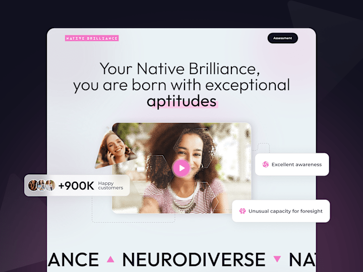 Cover image for Landing Page UX/UI Design for Mental Aptitude Program
