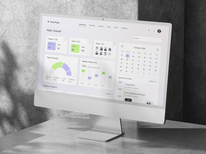 Cover image for Team Pulse: UI/UX Design | SAAS | Team management