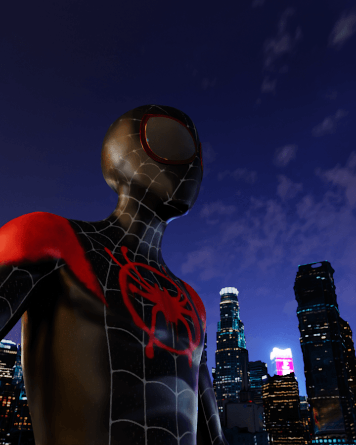 Cover image for SpiderMan Miles Morales Animation Using Blender 