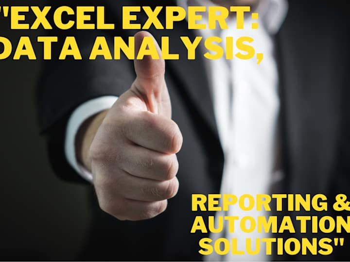 Cover image for "Excel Expert: Data Analysis, Reporting & Automation Solutions"