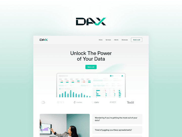 Cover image for DAX Analytics | Fintech Website & Branding Redesign