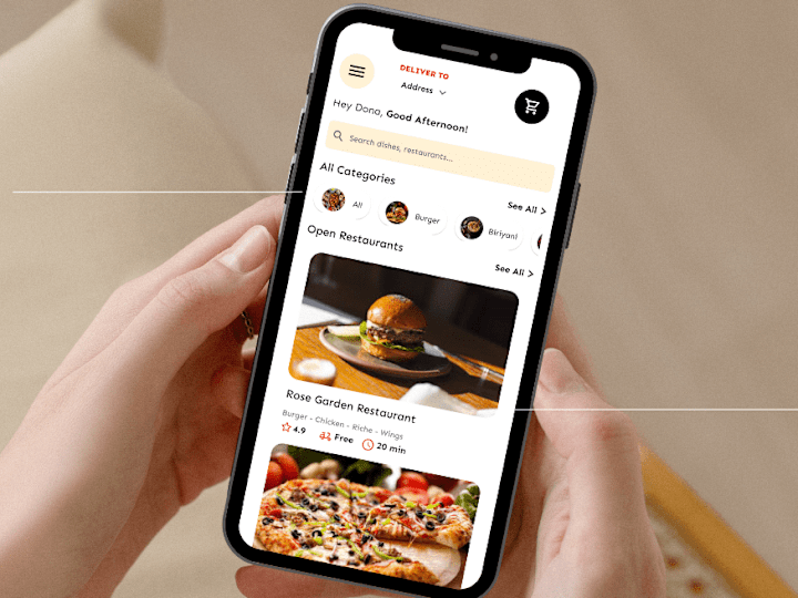 Cover image for Food Delivery App with FlutterFlow