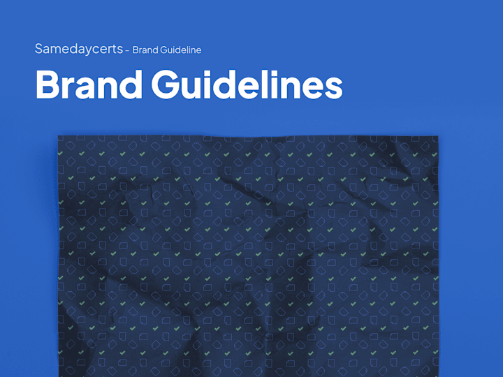 Cover image for Brand Guidelines - SameDayCerts