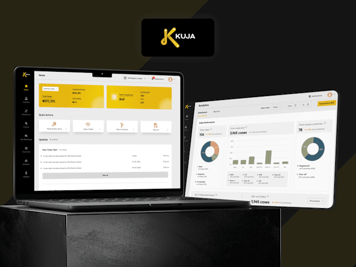 Cover image for KUJA PLATFORM - Web App| SAAS| Redesign | Web | Figma