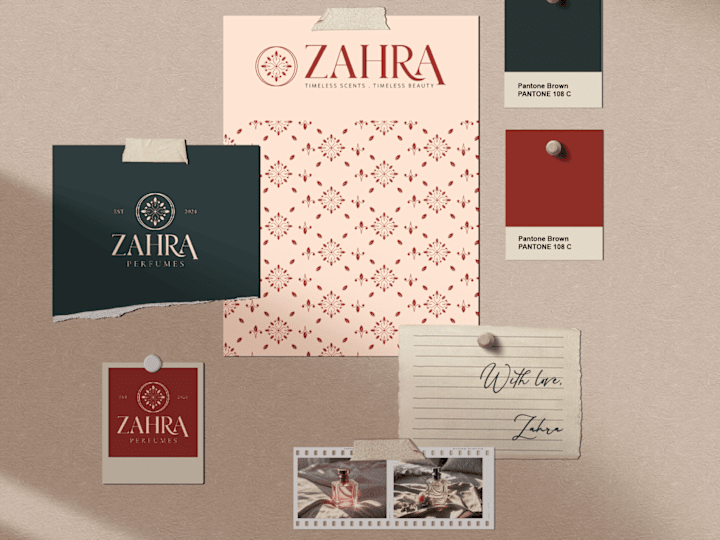 Cover image for Zahra Perfumes | Brand Design