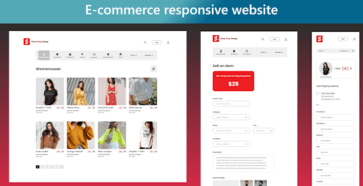 Cover image for E-commerce Responsive website