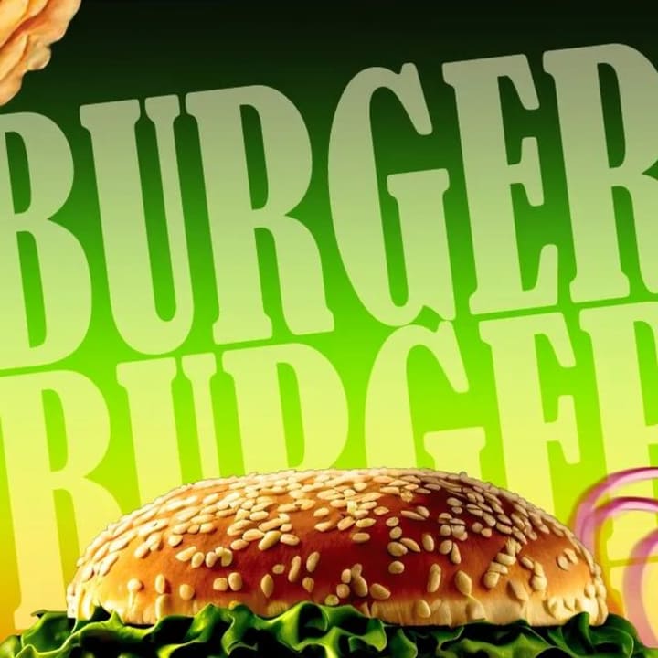 Cover image for Tasvir on Instagram: “Burger poster design
.
.
.
.
.
.
.
.
.
.
…