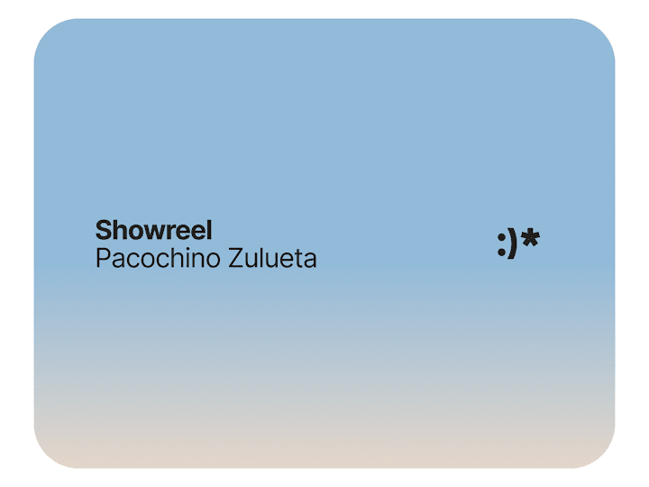 Cover image for Design Showreel • Pacochino Zulueta