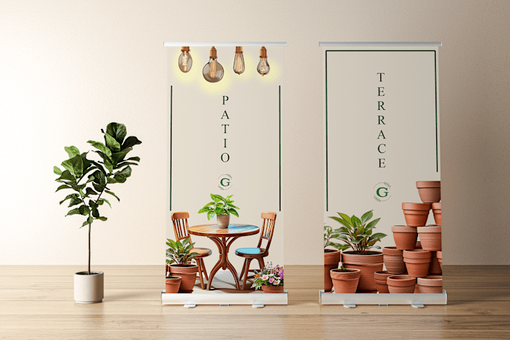 Cover image for Directional Banners for a Trendy Garden Center - The Greenery