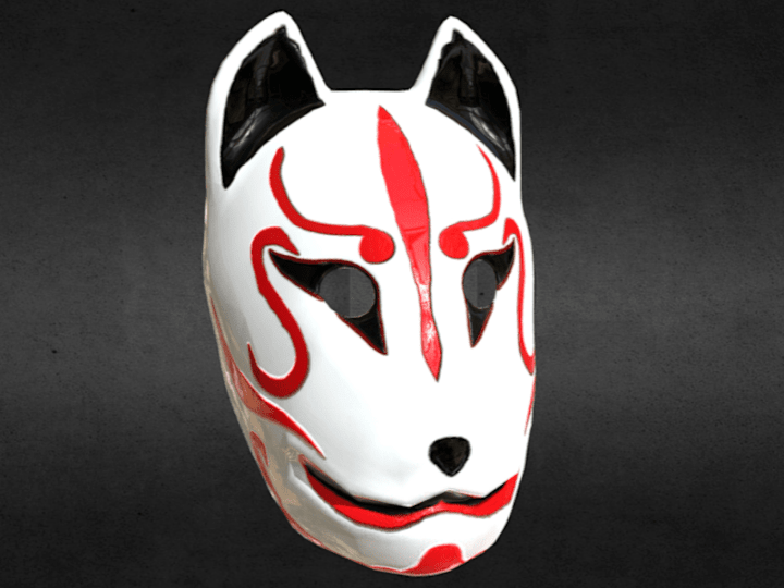 Cover image for Japanese Kitsune Fox Mask
