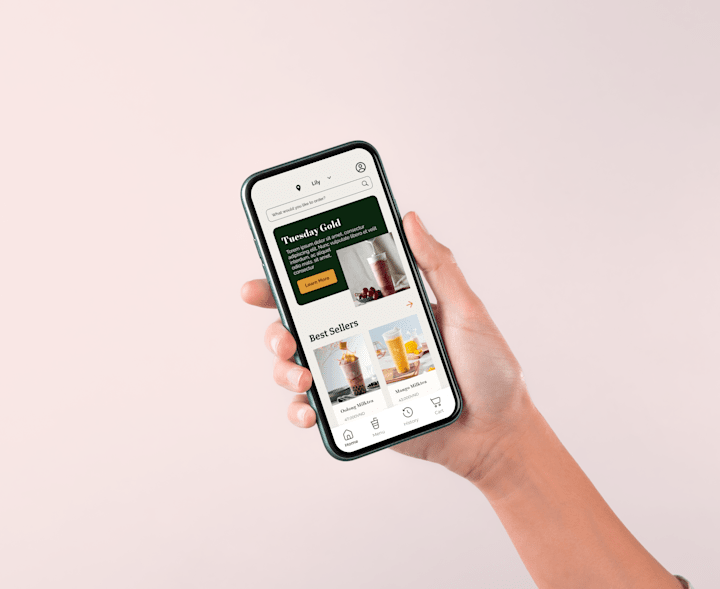 Cover image for TeaTime App - Personalized milk tea experience