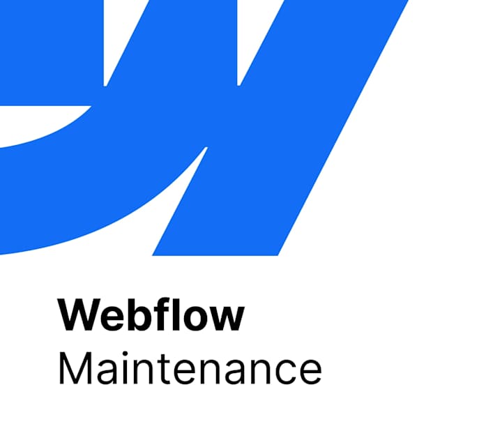 Cover image for Webflow Maintenance