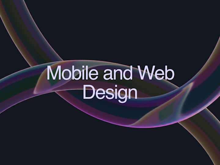 Cover image for End to End web and mobile app design