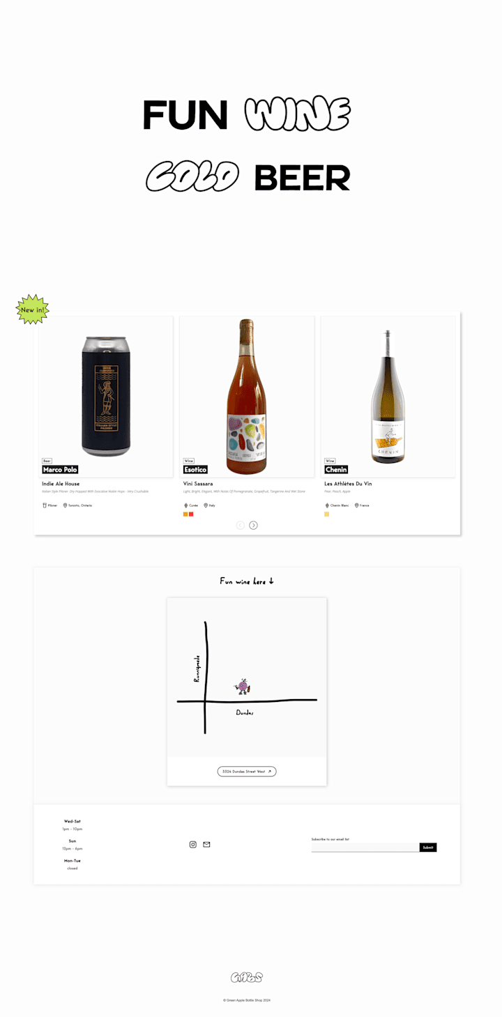 Cover image for Green Apple Bottle Shop