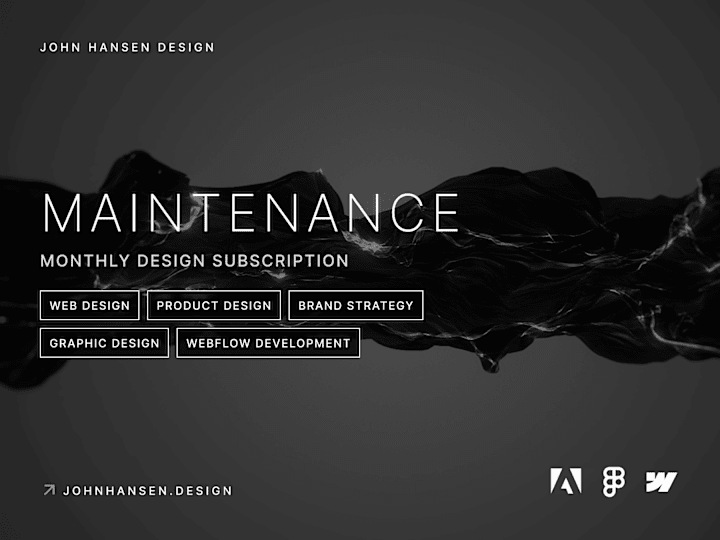 Cover image for Maintenance Monthly Design Subscription