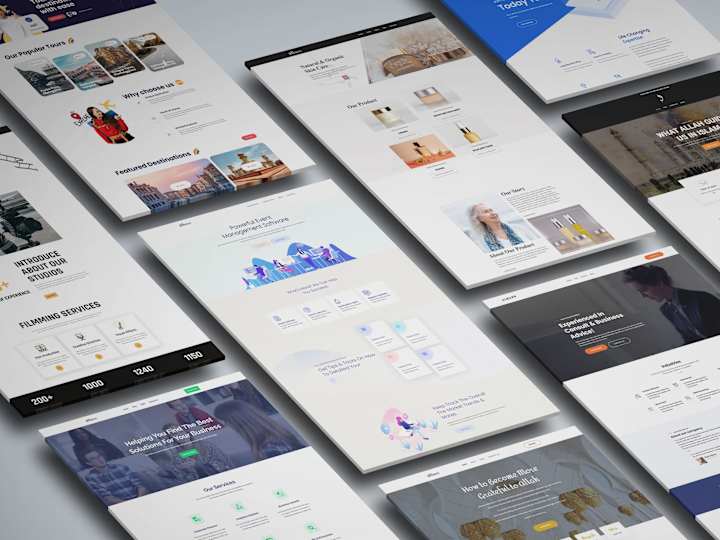 Cover image for Clean, Minimalist e-Commerce & Business Wordpress Website Design