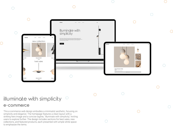 Cover image for Illuminate with simplicity - e-commerce