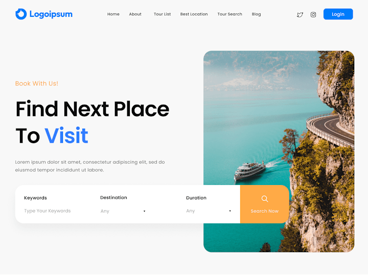 Cover image for Travel Agency Web Design 
