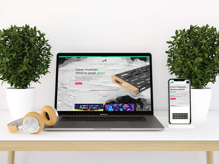 Cover image for AP Pedal Boards - UI and UX Design and Wordpress Development