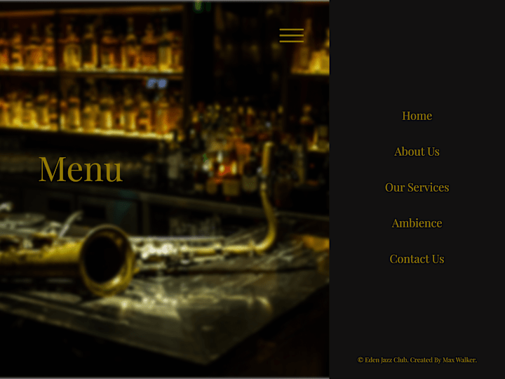 Cover image for Eden Jazz Bar Website