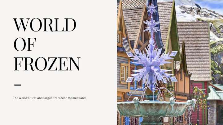 Cover image for World of Frozen - Disneyland Frozen themed land