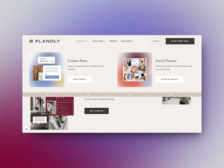 Cover image for Planoly: Webflow Custom Site