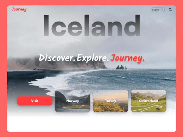 Cover image for Journey - Travel & Tourism Website