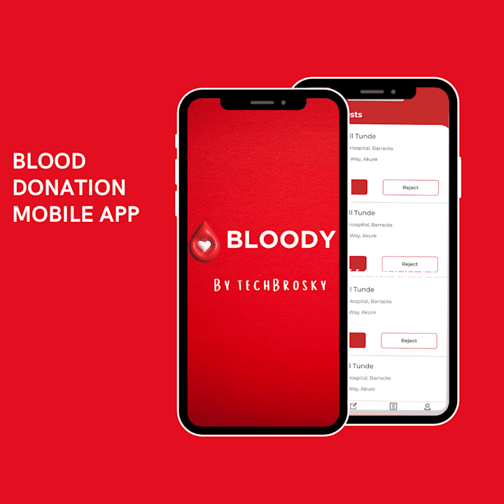 Cover image for Bloody - Blood Donation App