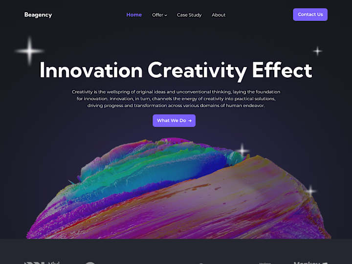 Cover image for Agencies Website/Landing Page UI Design 