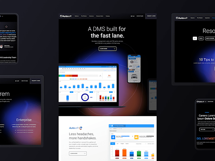 Cover image for Autosoft Website Redesign