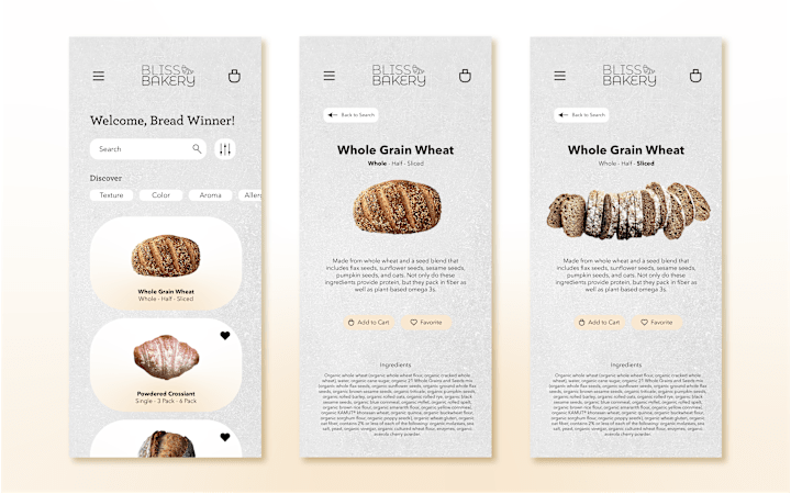 Cover image for [UX Design] Bliss Bakery