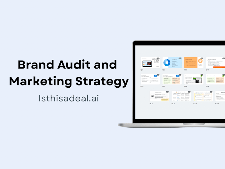 Cover image for Brand Strategy and Growth Plan for IsThisADeal.ai