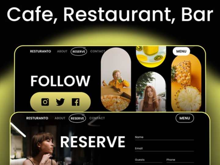 Cover image for Restauranto | Restaurant Webflow Website