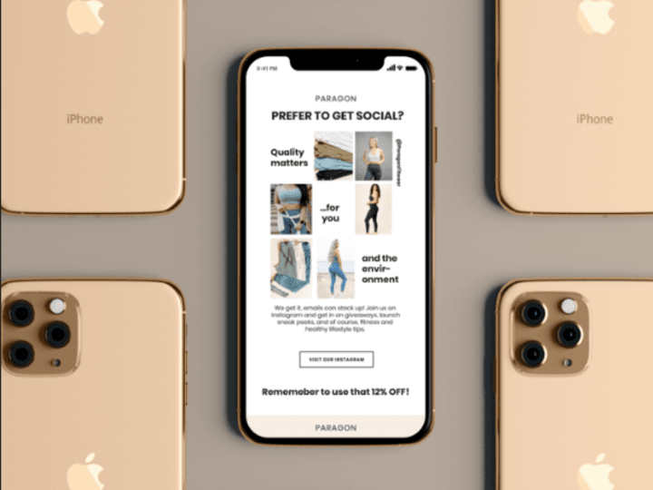 Cover image for Paragon Fitwear Email Campaign + Brand Kit 