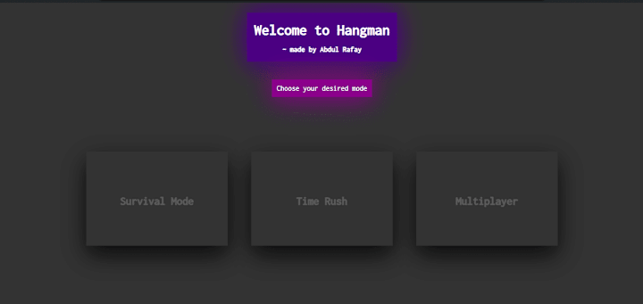 Cover image for Hangman Game