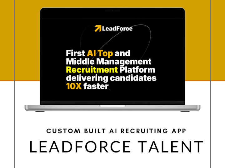 Cover image for LEADFORCE TALENT (AI RECRUITING APP )