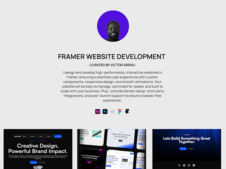 Cover image for Framer Website Development