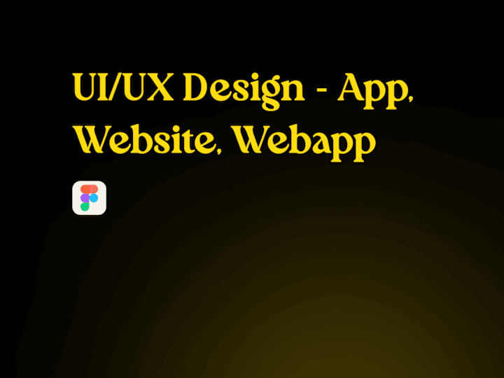 Cover image for UI/UX Design - Website, App, Webapp