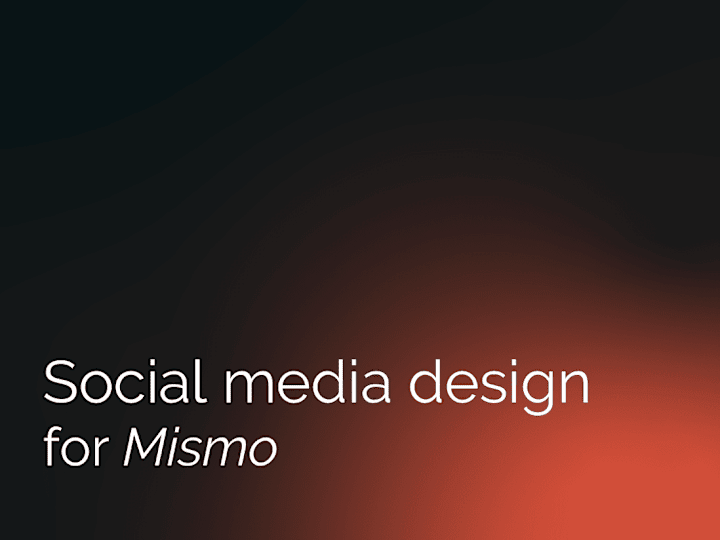 Cover image for Social Media design for Mismo