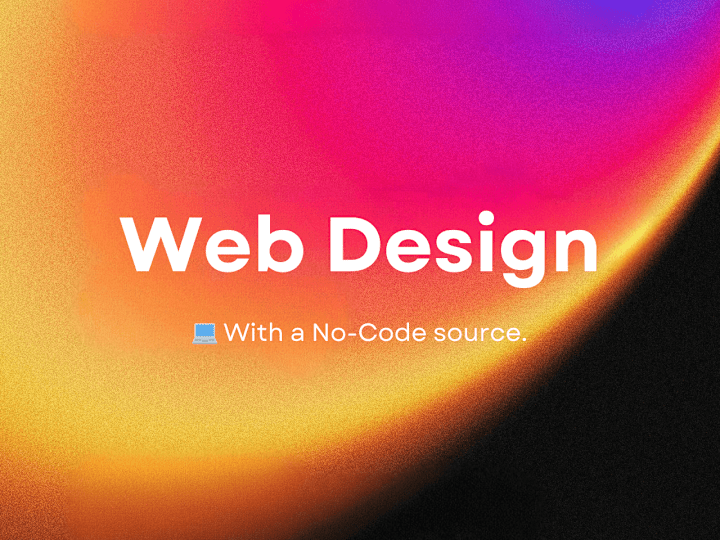 Cover image for Web design in a no-code source