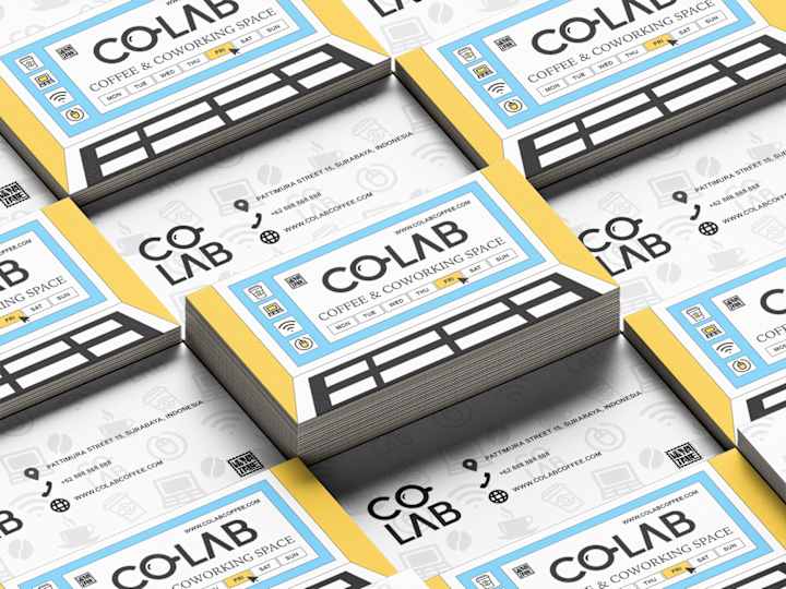 Cover image for Brand Identity: COLAB Coffee & Coworking Space