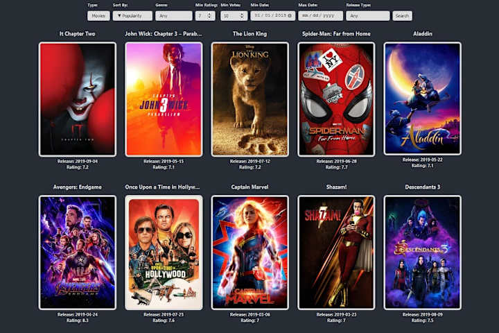 Cover image for Movie Discovery Web App