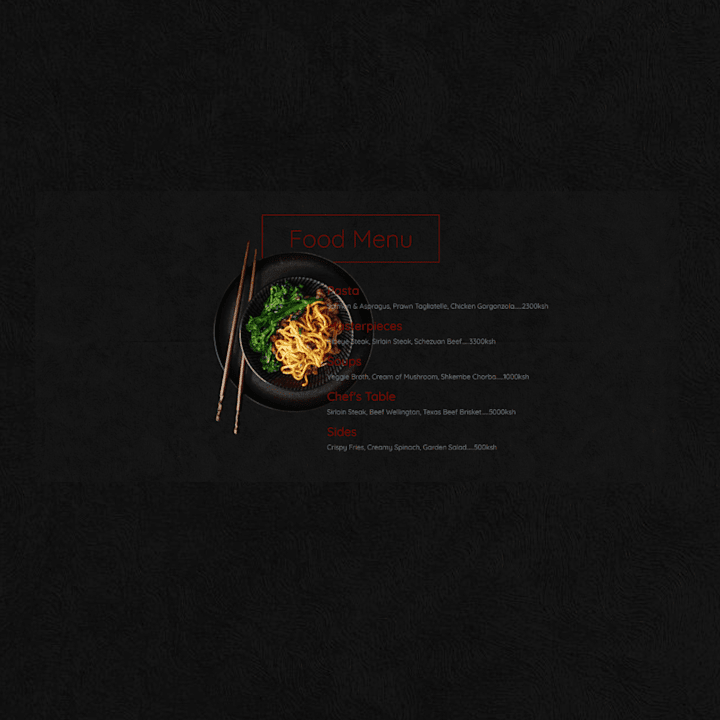 Cover image for Static Website for restaurant