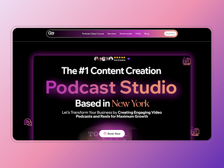 Cover image for Website for New York based Podcast Studio Q29 | Wix Studio