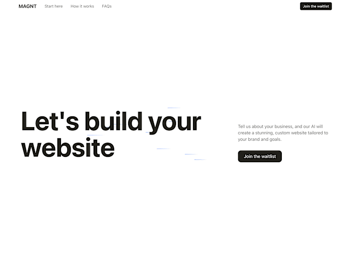Cover image for AI-Powered Website Builder