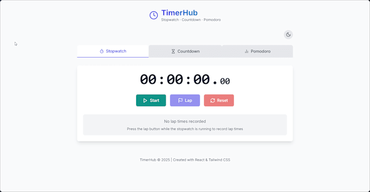 Cover image for TimerHub: Your Versatile Timing Companion