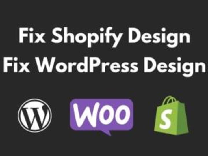 Cover image for I will set a responsive wordpress shopify website design or blog