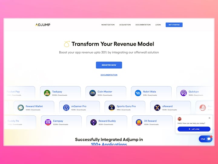 Cover image for Adjump: Monetisation & Acquisition Simplified