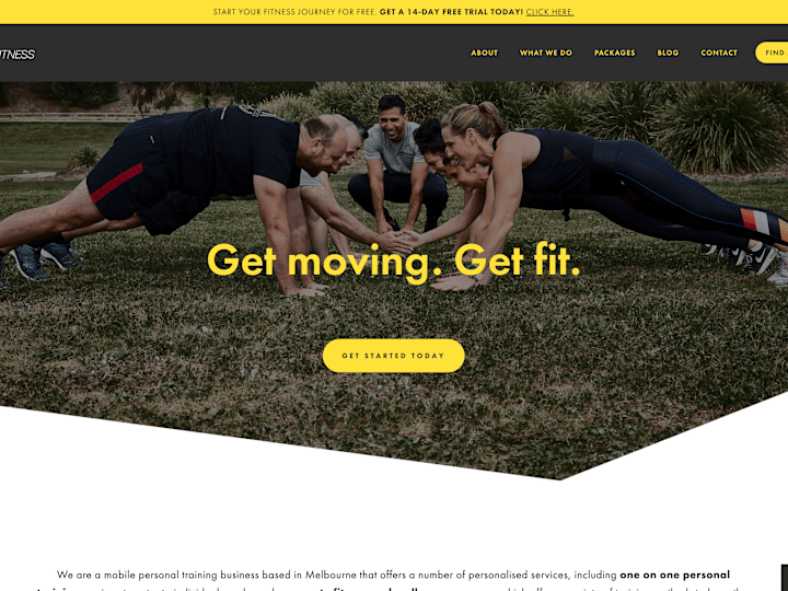 Cover image for Saint Fitness | Website Redesign