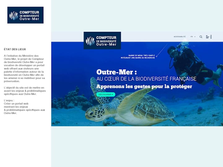 Cover image for Compteur de biodiversité Outre-Mer Web Portal